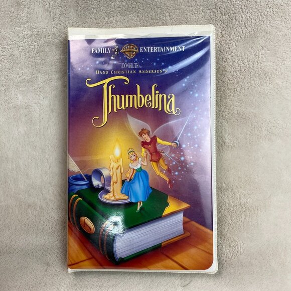 Thumbelina 1994 Jodi Benson Gary Imhoff Animation Fantasy VHS Tape - Picture 1 of 3
